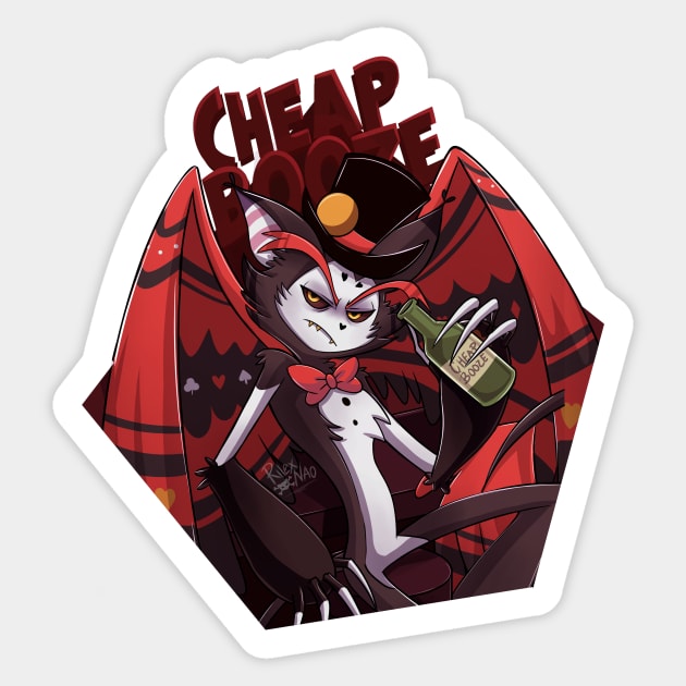 Husk Cheap Booze Sticker by RilexNao